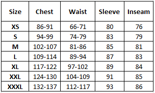 Jacket Chest Size Chart Clearance, SAVE 42% - abaroadrive.com